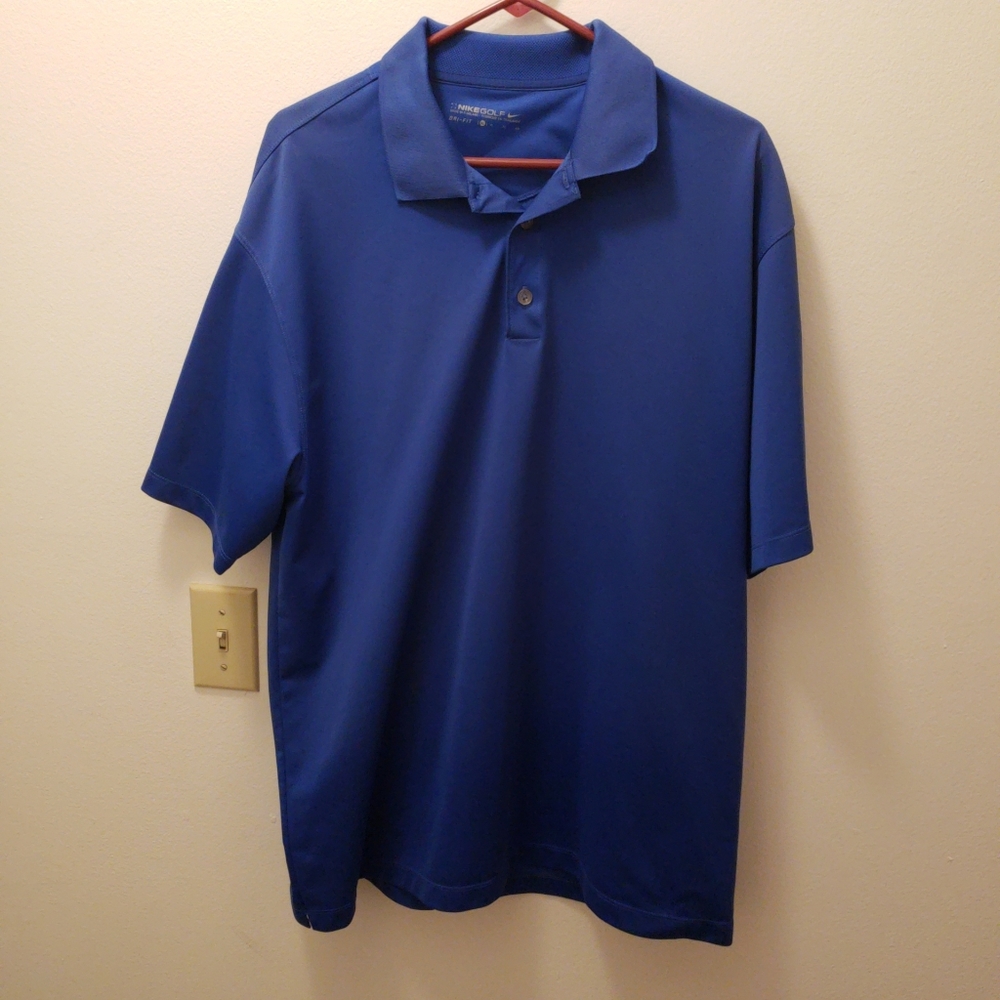 Mens Nike Blue XL Golf Shirt
